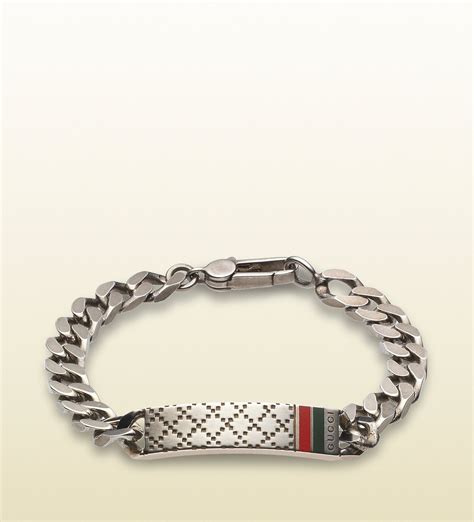 gucci bracelet mens cheap|luxury silver bracelets for men.